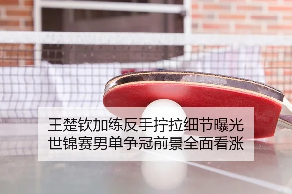 王楚钦加练反手拧拉细节曝光 世锦赛男单争冠前景全面看涨